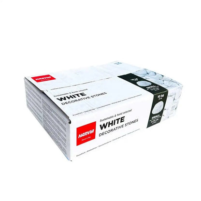 Harvia Decorative White Rounded Sauna Heater Stones 2-4", 22 lb