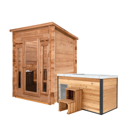 Cabin Outdoor Sauna x Denali Cold Plunge