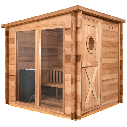 Garden Outdoor Sauna x Denali Cold Plunge