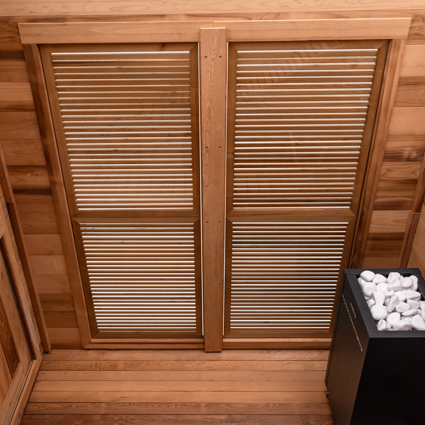 Sauna Privacy Panels for Garden Sauna - Set of 2