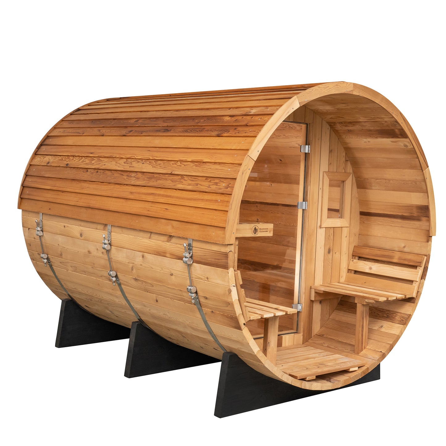 Beveled Roof Kit - 8ft Barrel Sauna