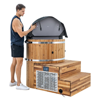 Cove Outdoor Sauna x Alaskan All-In-One Cold Plunge