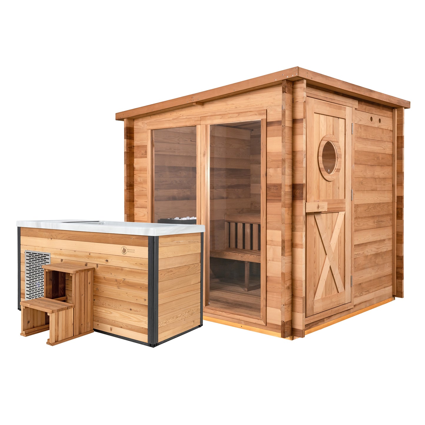 Garden Outdoor Sauna x Denali Cold Plunge