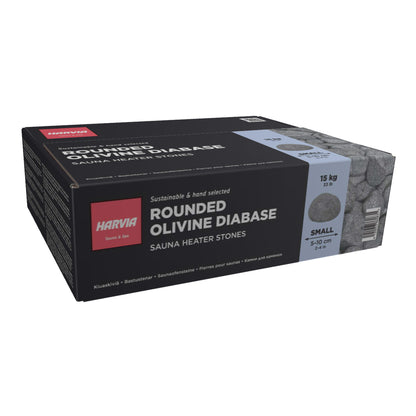 Harvia Rounded Heater Stones – 2–4", 33 lb