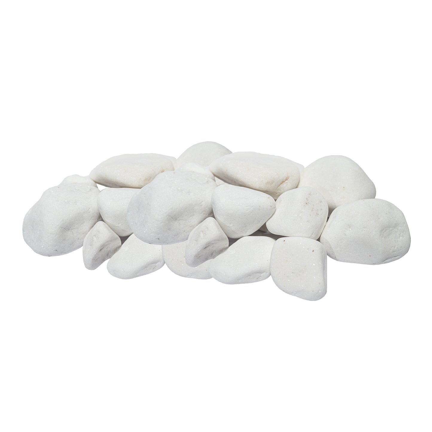 Harvia Decorative White Rounded Sauna Heater Stones 2-4", 22 lb