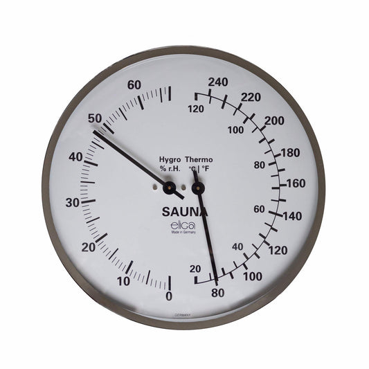 Thermometer/Hygrometer - 5" Dial