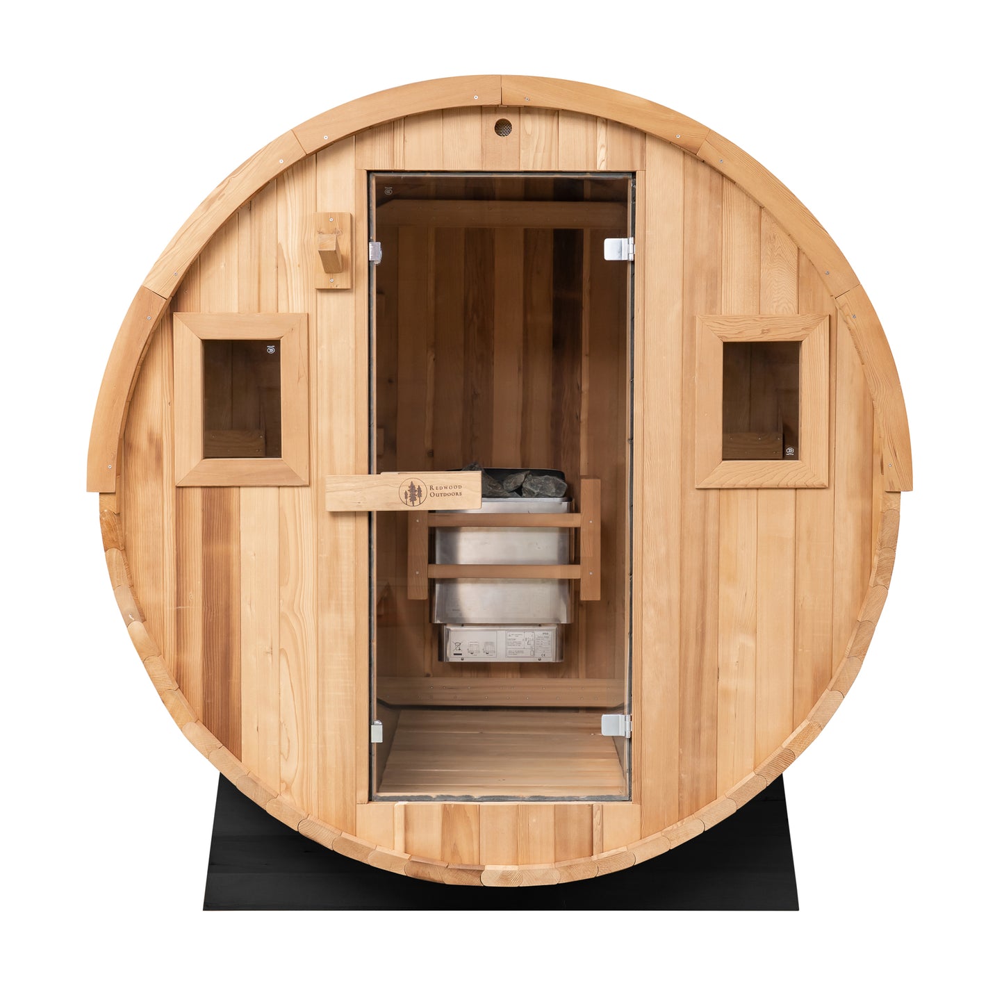 Extra-Wide Barrel Outdoor Sauna x Alaskan All-In-One Cold Plunge