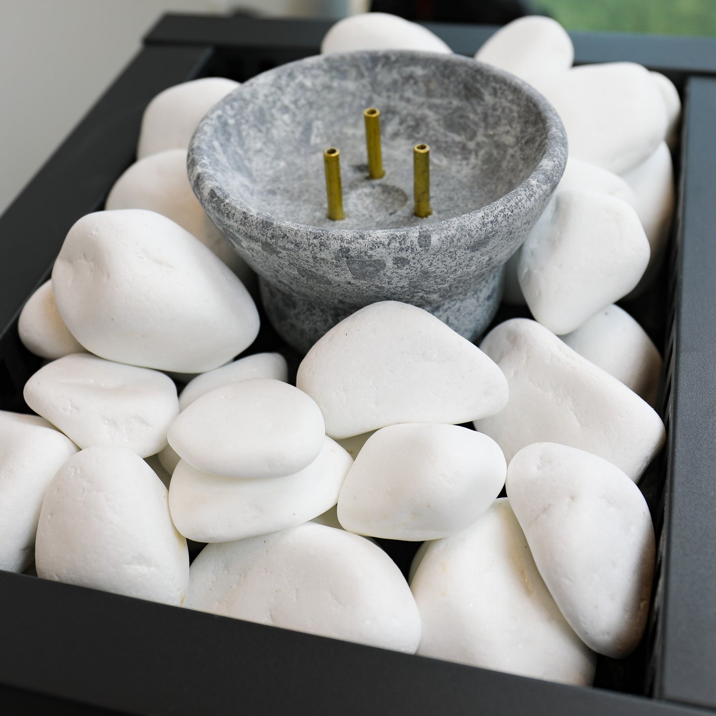 Harvia Decorative White Rounded Sauna Heater Stones 2-4", 22 lb